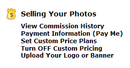 Selling your photos